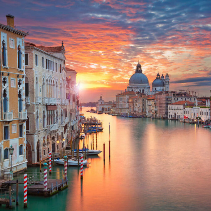 Grand Canal at sunset, Venice